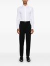 alexander mcqueen - White cotton shirt with buckle - 4