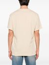 alexander mcqueen - Beige cotton t-shirt with print - 1