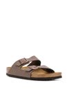 birkenstock - Brown leather Arizona sandals - 2