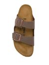 birkenstock - Brown leather Arizona sandals - 3