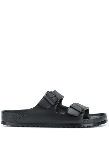 BIRKENSTOCK - Black rubber Arizona sandals