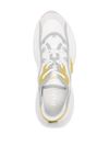 pinko - White and yellow 'Ariel' sneakers - 1