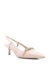 pinko - Blush pink 'Gloria' slingbacks - 3