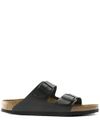 birkenstock - Ciabatte Arizona in pelle nera