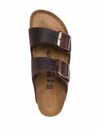 birkenstock - Brown leather Arizona sandals - 2