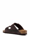 birkenstock - Brown leather Arizona sandals - 3