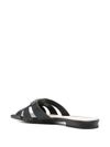 pinko - Black leather 'Marli' slippers - 1