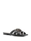 pinko - Black leather 'Marli' slippers - 2