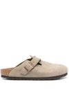 birkenstock - Beige suede Boston sandals