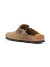 birkenstock - Ciabatte Boston in pelle beige effetto consumato - 2