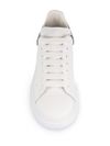 alexander mcqueen - 'Oversize' calfskin leather sneakers with contrast heel - 14