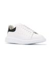 alexander mcqueen - 'Oversize' calfskin leather sneakers with contrast heel - 3