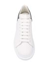 alexander mcqueen - 'Oversize' calfskin leather sneakers with contrast heel - 5