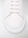 alexander mcqueen - 'Oversize' calfskin leather sneakers with contrast heel - 7