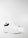 alexander mcqueen - 'Oversize' calfskin leather sneakers with contrast heel - 8