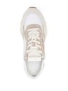 pinko - Beige low-top 'Zoe' sneakers - 1