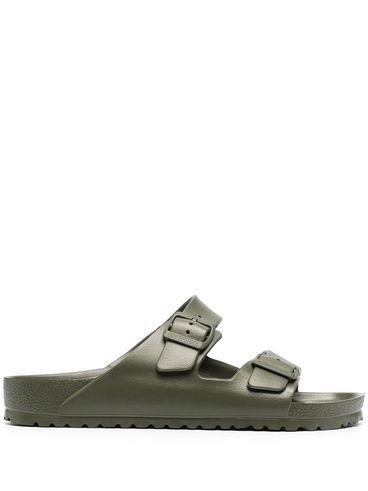 BIRKENSTOCK - Green rubber Arizona sandals