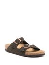 birkenstock - Ciabatte Arizona in camoscio marrone - 3