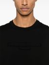 alexander wang - Black cotton t-shirt with logo print - 1