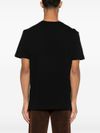 alexander wang - Black cotton t-shirt with logo print - 2