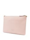 pinko - Pink 'Flat Classic' leather clutch bag - 2