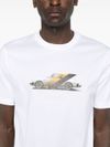 boss - White cotton Thompson t-shirt with print - 2