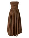 pinko - Long brown 'Pappagalo' dress - 1