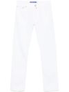 jacob cohen - White stretch cotton long jeans