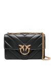 pinko - Black quilted 'Love One Classic' bag