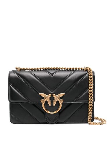 PINKO - Black quilted 'Love One Classic' bag