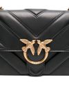 pinko - Black quilted 'Love One Classic' bag - 3