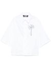 jacquemus - La Chemise Aloe cotton shirt with print