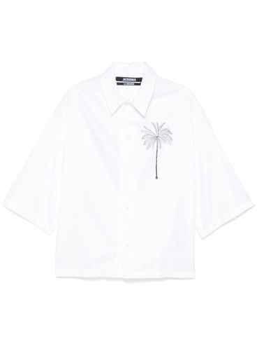 JACQUEMUS - La Chemise Aloe cotton shirt with print