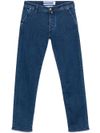 jacob cohen - Skinny stretch cotton long jeans