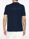 jacquemus - Blue polo with logo lettering on the back - 2