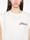 pinko - White sleeveless 'Cacao' T-shirt - 2