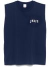 pinko - Blue 'Cacao' sleeveless T-shirt