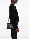 pinko - Black leather 'Love One Soft' bag - 4