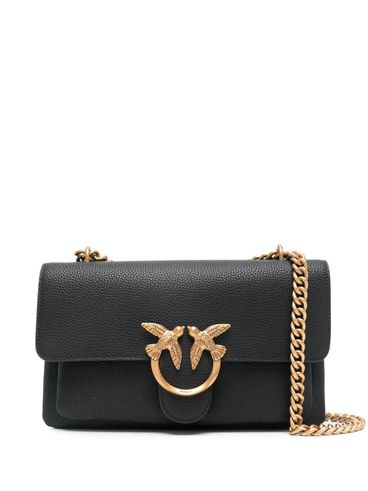 PINKO - Black leather 'Love One Soft' bag