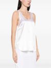 pinko - White silk 'Crazy' top - 3