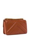 pinko - Red leather 'Love One Mini' bag - 1