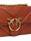 pinko - Red leather 'Love One Mini' bag - 3