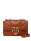 pinko - Red leather 'Love One Mini' bag