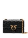 pinko - Black leather 'Love One Classic' bag