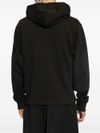 kenzo - Black cotton hoodie with tiger design - 3