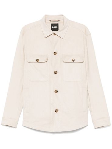 BOSS - White Carper jacket with pockets