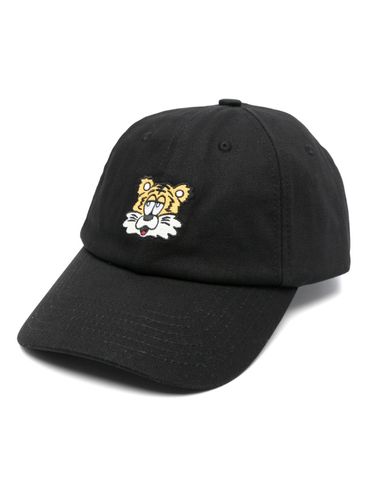 KENZO - Black cotton baseball cap with tiger logo