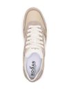 hogan - H630 sneakers in beige leather mix - 1