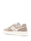 hogan - H630 sneakers in beige leather mix - 2