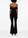 self portrait - Black strapless jumpsuit by Self Portrait - 2